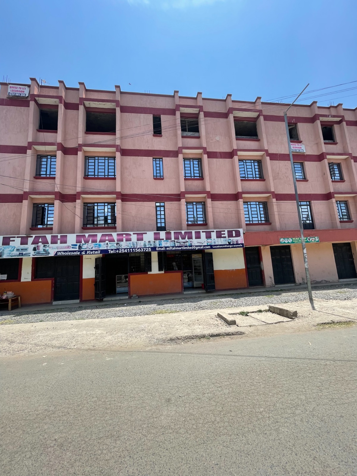 Miftah Mart – 1 Bedroom Apartment for Rent, Utawala (Eastern Bypass, near Mihang’o Junior and Senior School)